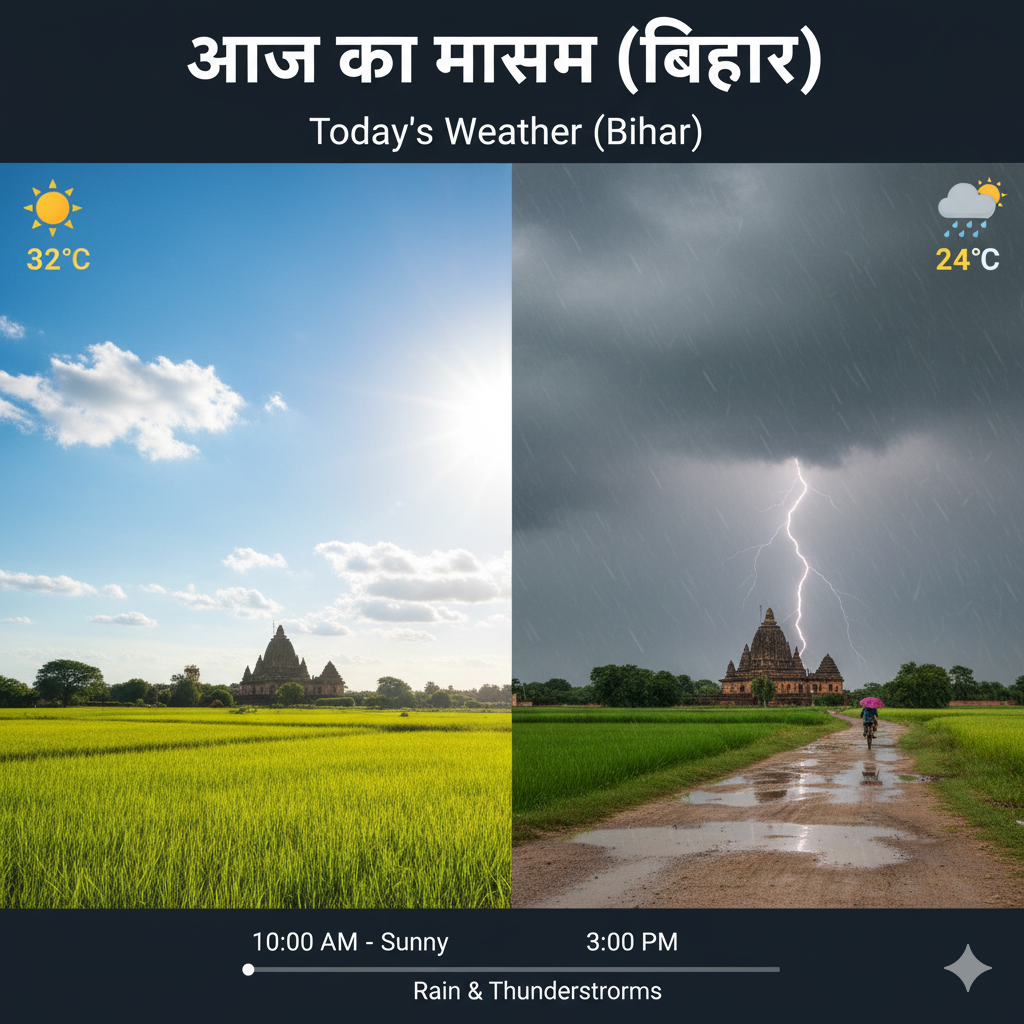 आज का मौसम (bihar)